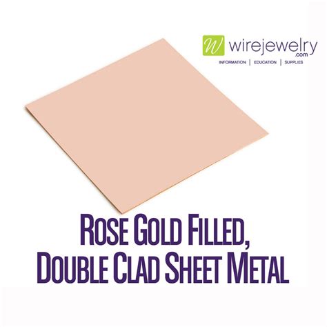 Rose Gold Filled Sheet 